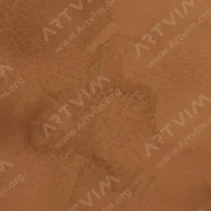 شین‌هان : رنگ ترکیبی آبرنگ و گواش هایبرید : Raw Umber