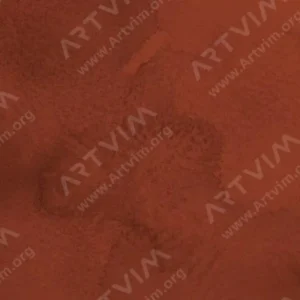 شین‌هان : رنگ ترکیبی آبرنگ و گواش هایبرید : Brown Red