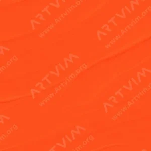 سن‌نلیه : رنگ‌ اکریلیک آبستره : Fluorescent Orange