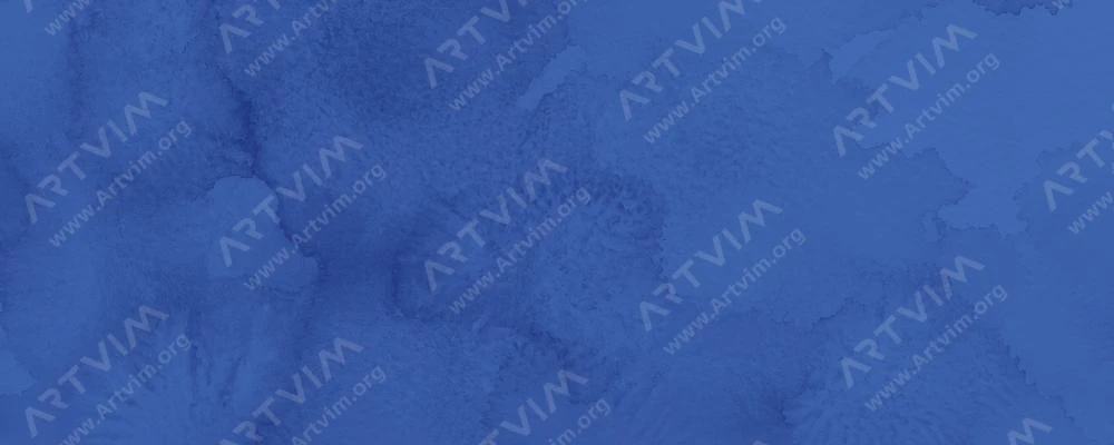 اشمینکه : آبرنگ مستر هورادام : French Ultramarine
