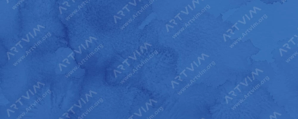 اشمینکه : آبرنگ مستر هورادام : Phthalo Sapphire Blue