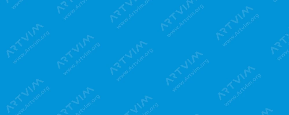 اشمینکه : رنگ روغن محلول در آب نرما بلو : Azure Blue
