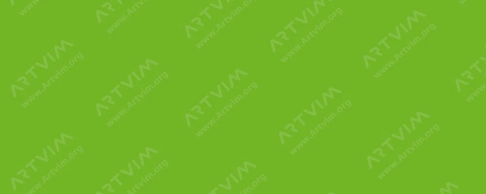 اشمینکه : رنگ روغن محلول در آب نرما بلو : Permanent Yellowish-Green