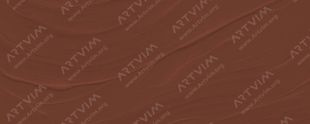 ال بی : رنگ امولسیون وینیل فلاشه : Burnt Sienna
