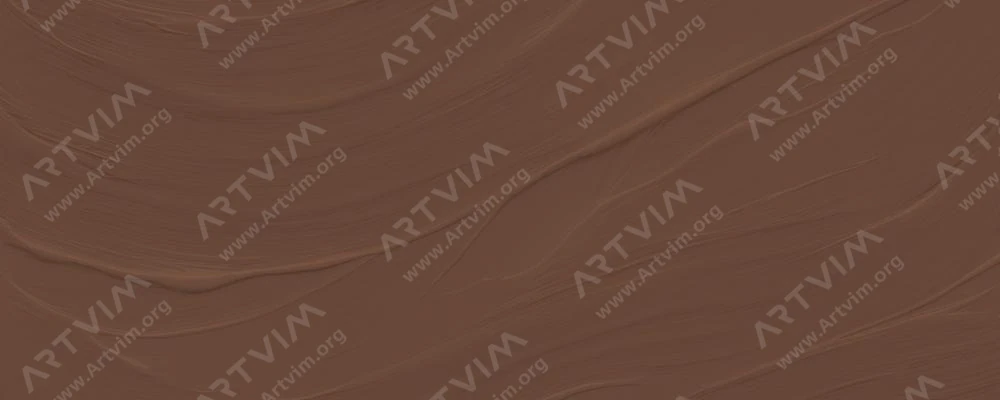 ال بی : رنگ امولسیون وینیل فلاشه : Burnt Umber