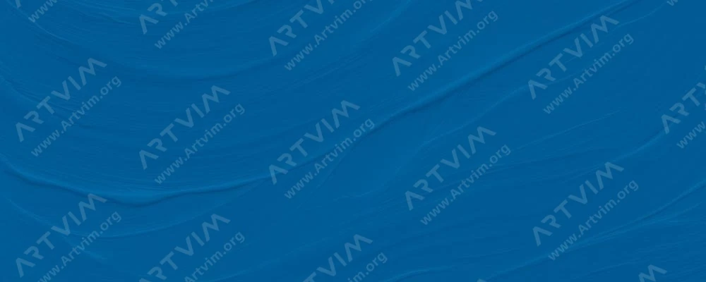 ال بی : رنگ امولسیون وینیل فلاشه : Cerulean Blue Hue