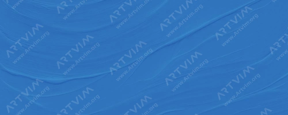 ال بی : رنگ امولسیون وینیل فلاشه : Cobalt Blue Hue