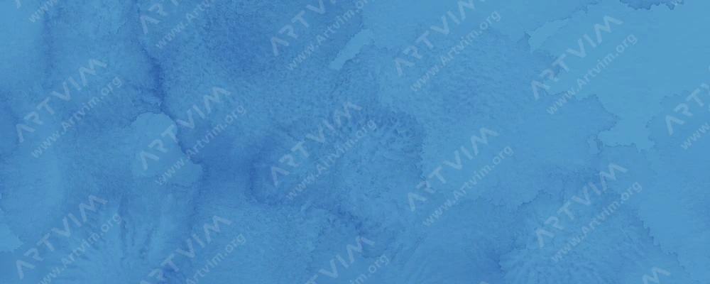 ایگالو : آبرنگ دست ساز : Aquamarine