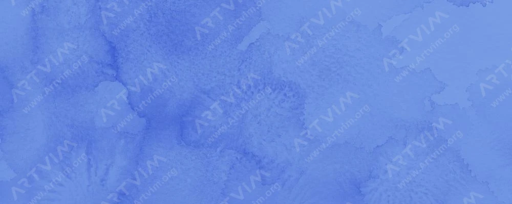 ایگالو : آبرنگ دست ساز : Azzurro