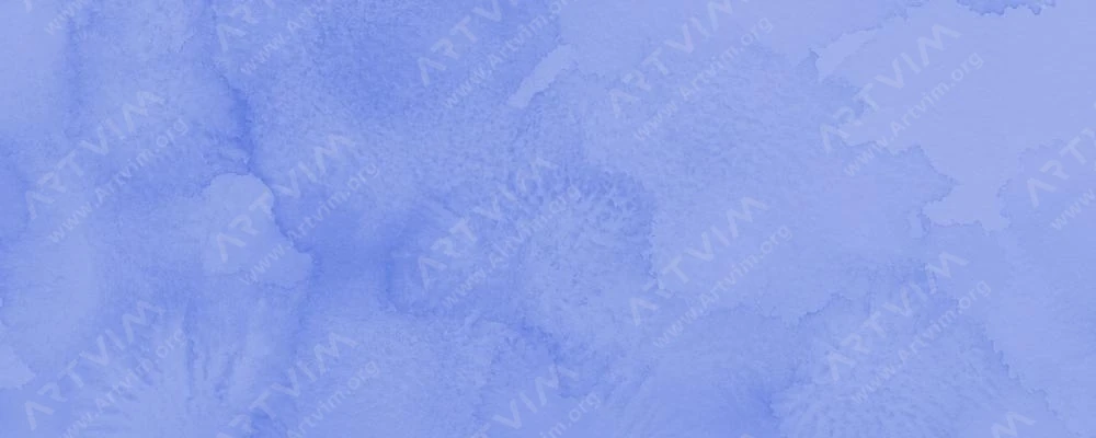 ایگالو : آبرنگ دست ساز : Periwinkle