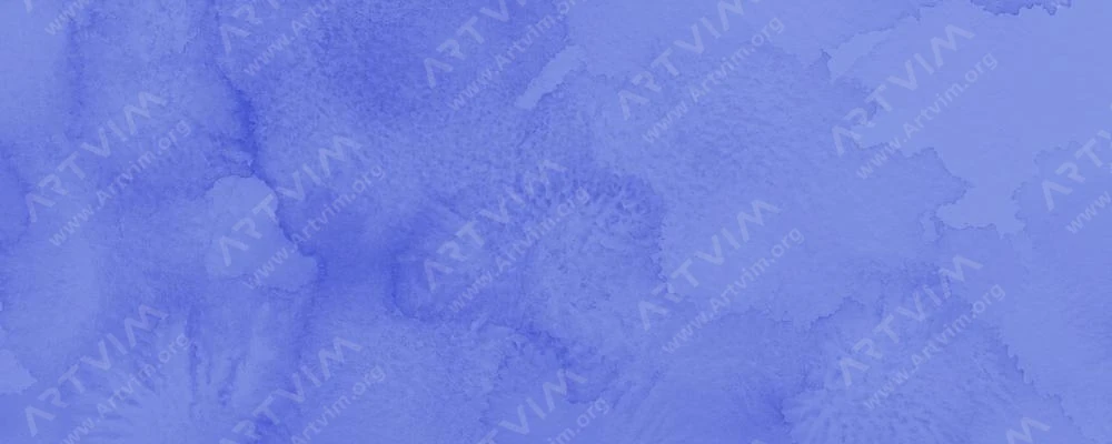 ایگالو : آبرنگ دست ساز : YInMn Blue