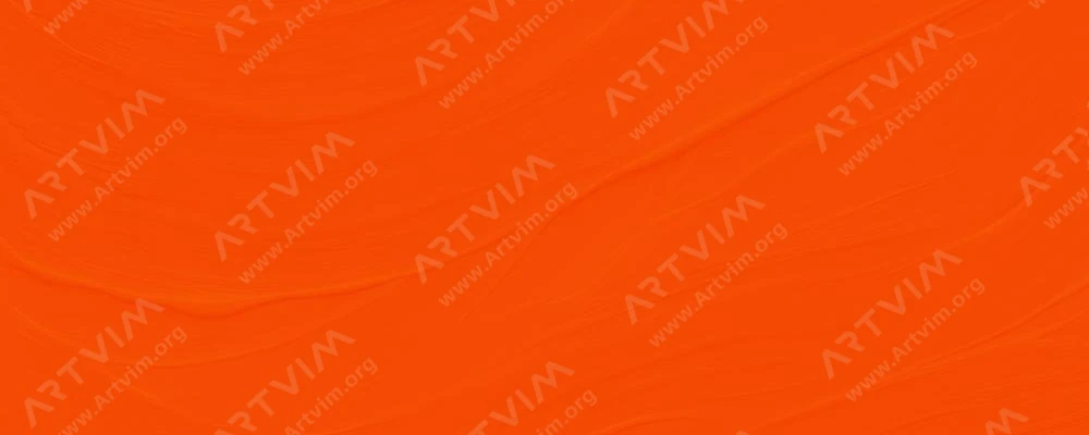 آتلیه : رنگ‌ اکریلیک تعاملی آرتیست : Cadmium Orange