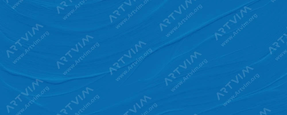 آتلیه : رنگ‌ اکریلیک تعاملی آرتیست : Cerulean Blue