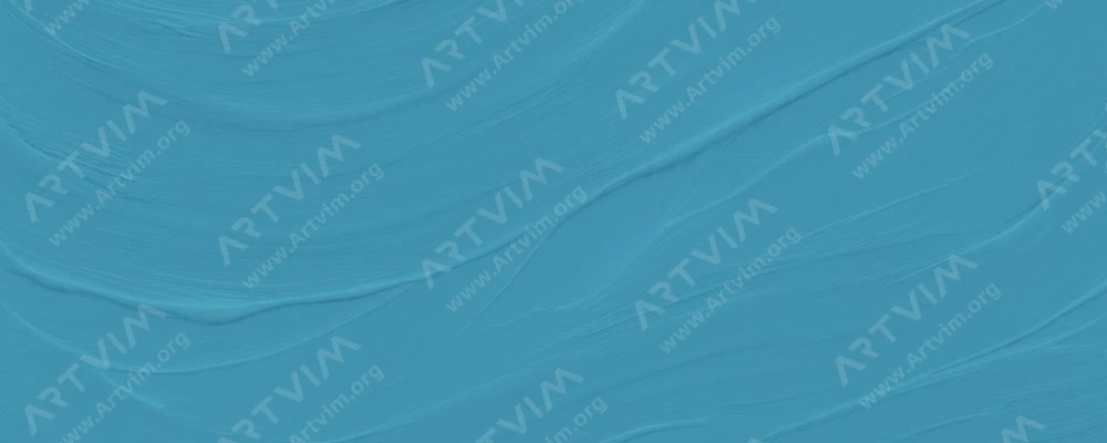 آرا : رنگ اکریلیک : Turquoise Blue Deep
