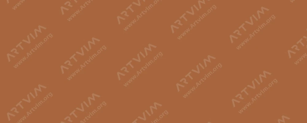 بروشو : رنگ پودری کریستالی : Burnt Sienna
