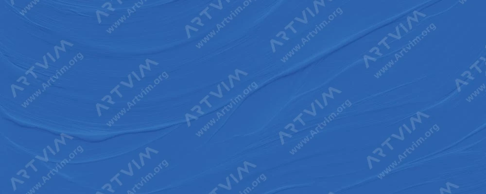 پ ب او : رنگ‌ اکریلیک پورینگ اکسپرینسز : Cyan Blue