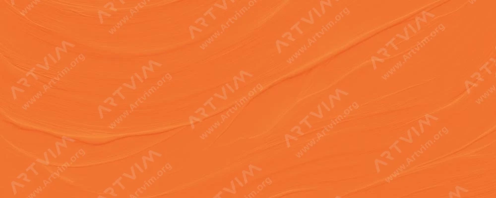 پ ب او : رنگ‌ اکریلیک پورینگ اکسپرینسز : Fluorescent Orange