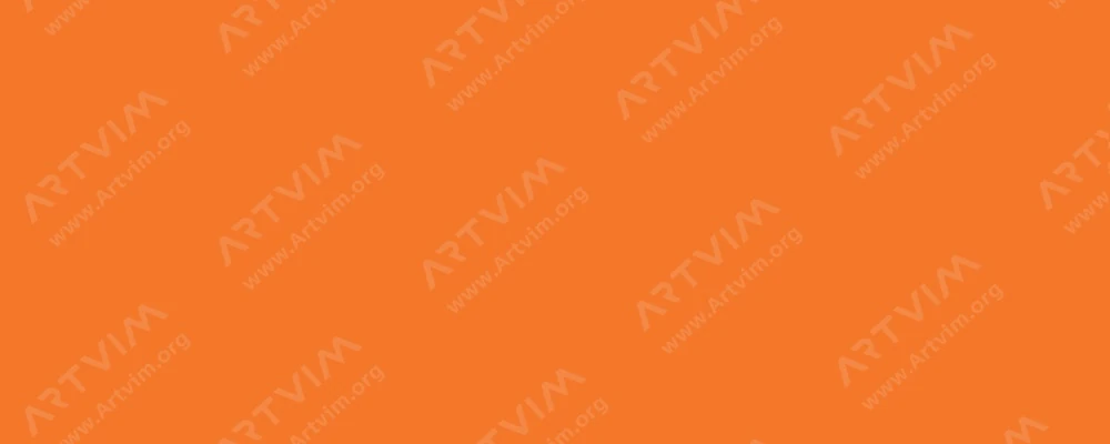 پ ب او : رنگ‌ اکریلیک مات : Bright Orange