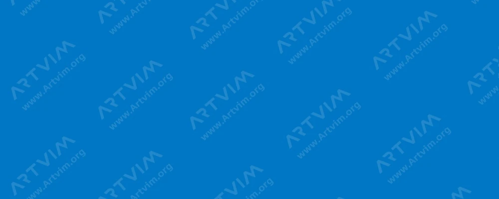 پ ب او : رنگ‌ اکریلیک مات : Cyan Blue