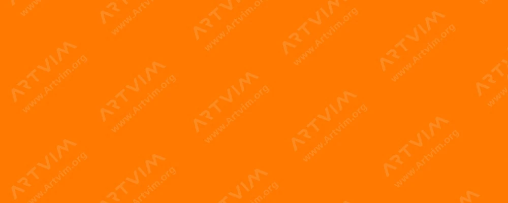 پ ب او : رنگ‌ اکریلیک مات : Fluorescent Orange