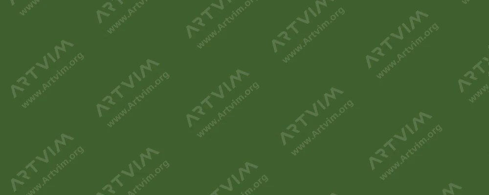 جکمنز آرت متریالز : آبرنگ حرفه‌ای ممتاز : Chrome Oxide Green