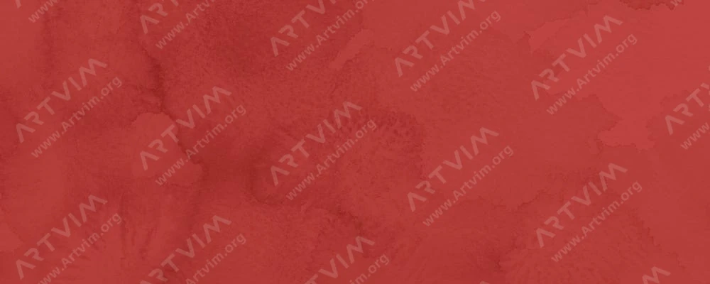 دالر رونی : آبرنگ آکوافاین : Alizarin Crimson