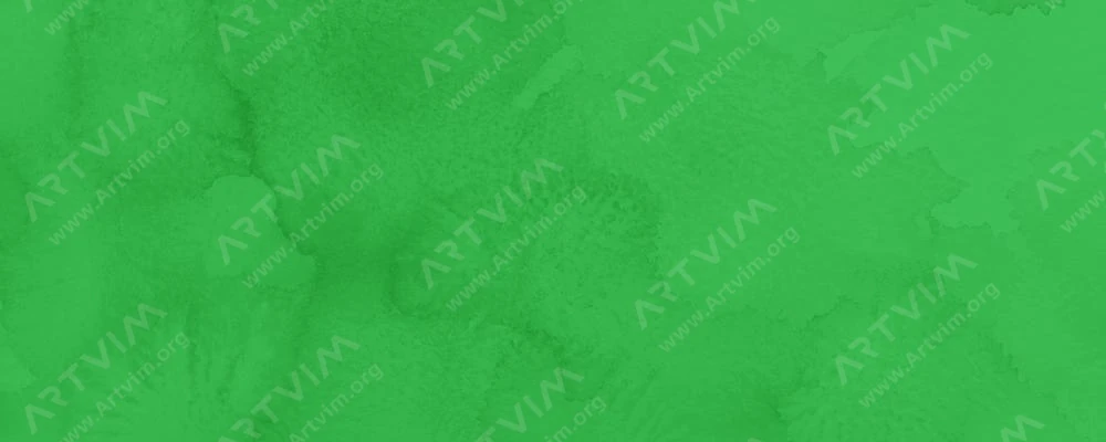 دالر رونی : آبرنگ آکوافاین : Leaf Green