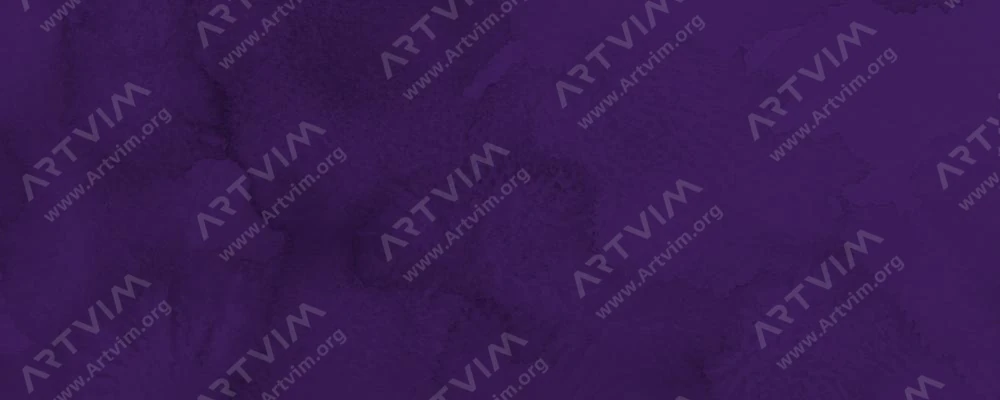 دالر رونی : آبرنگ آکوافاین : Purple