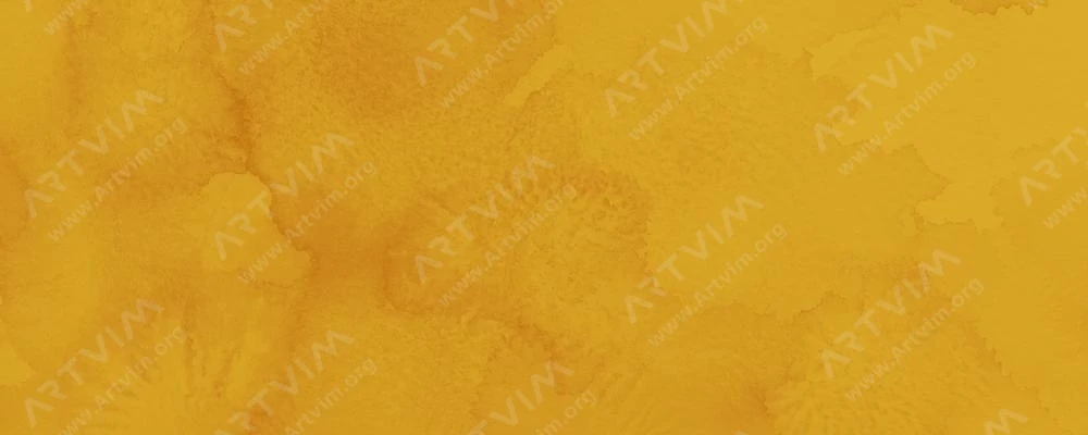 دالر رونی : آبرنگ آکوافاین : Yellow Ochre