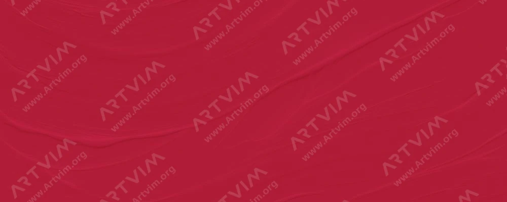 دالر رونی : رنگ‌ اکریلیک کرایلا : Cadmium Red Deep