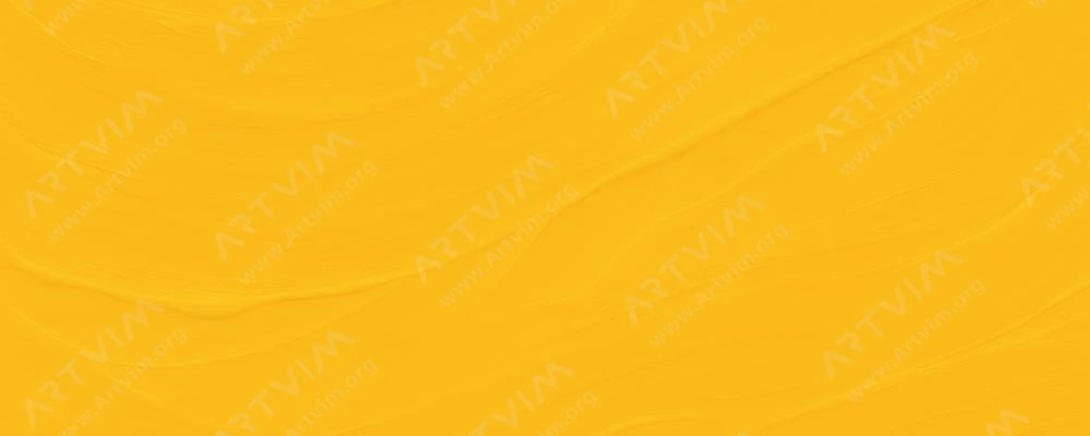 دالر رونی : رنگ‌ اکریلیک کرایلا : Cadmium Yellow Deep