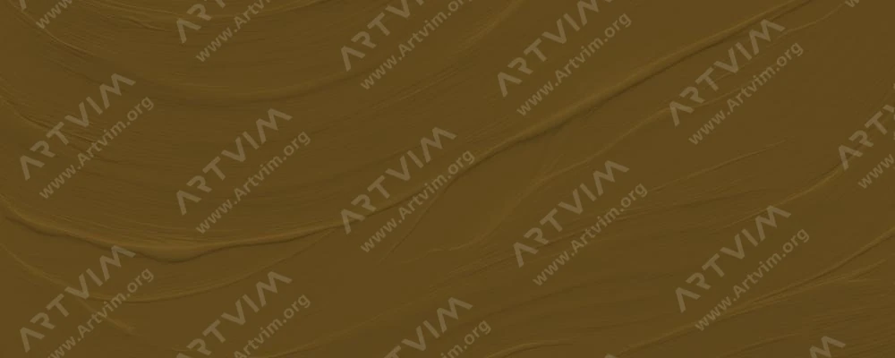 دالر رونی : رنگ‌ اکریلیک کرایلا : Raw Umber