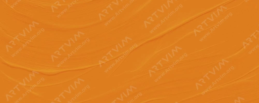 دالر رونی : رنگ‌ اکریلیک کرایلا : Yellow Ochre