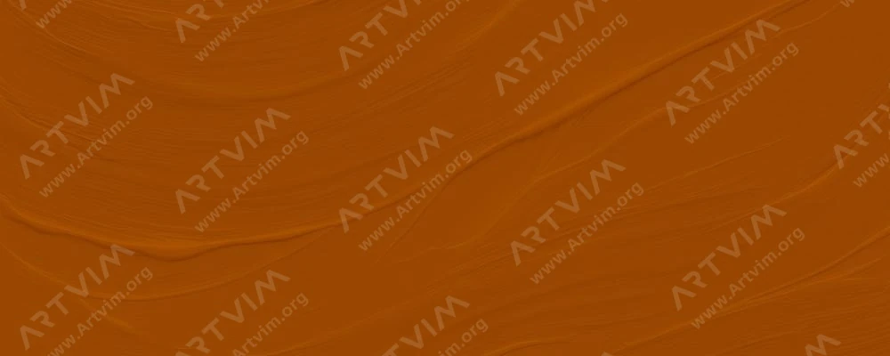 دالر رونی : رنگ‌ اکریلیک گرجویت : Burnt Sienna