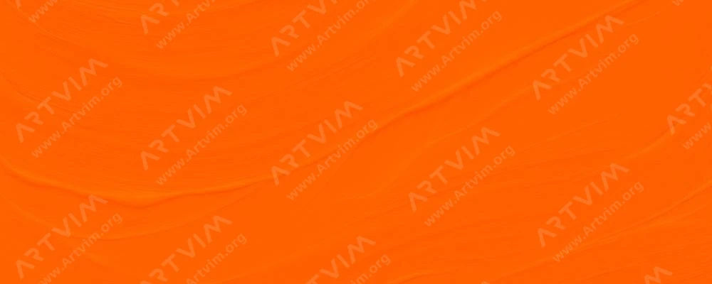 دالر رونی : رنگ‌ اکریلیک گرجویت : Cadmium Orange Hue