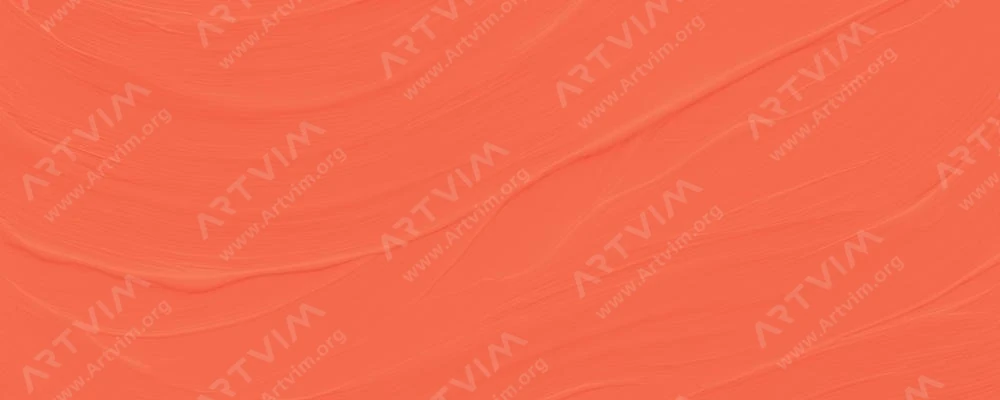 دالر رونی : رنگ‌ اکریلیک گرجویت : Cadmium Red