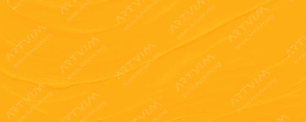 دالر رونی : رنگ‌ اکریلیک گرجویت : Cadmium Yellow Deep