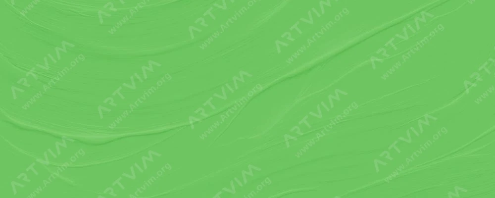 دالر رونی : رنگ‌ اکریلیک گرجویت : Leaf Green