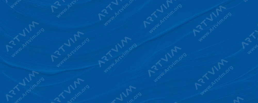 دالر رونی : رنگ‌ اکریلیک گرجویت : Phthalo Blue