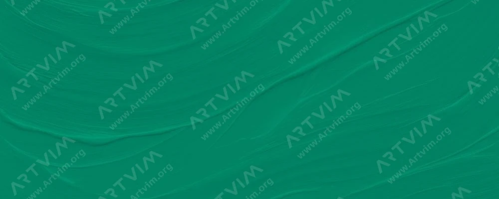 دالر رونی : رنگ‌ اکریلیک گرجویت : Phthalo Green