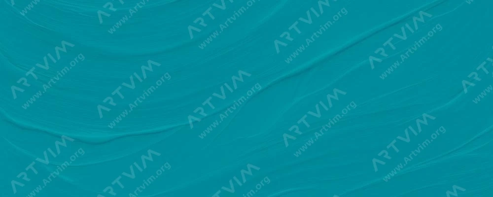 دالر رونی : رنگ‌ اکریلیک گرجویت : Phthalo Turquoise