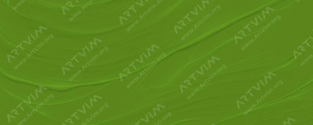 دالر رونی : رنگ‌ اکریلیک گرجویت : Sap Green