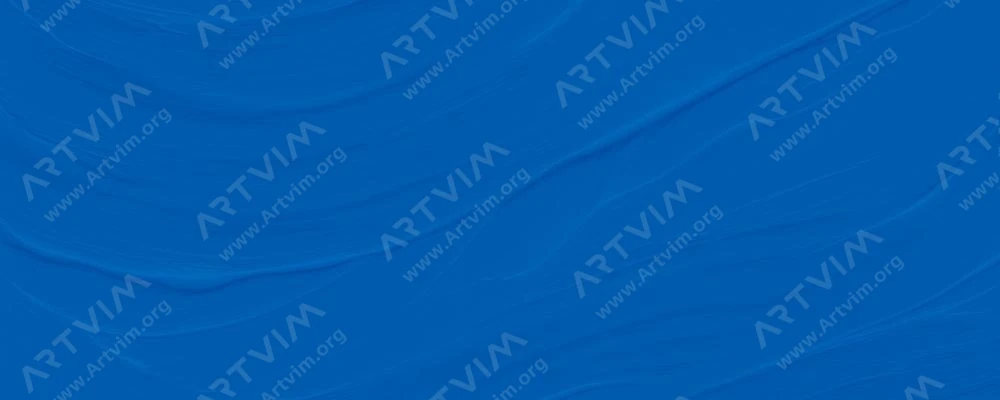 دالر رونی : رنگ‌ اکریلیک گرجویت : Ultramarine Blue