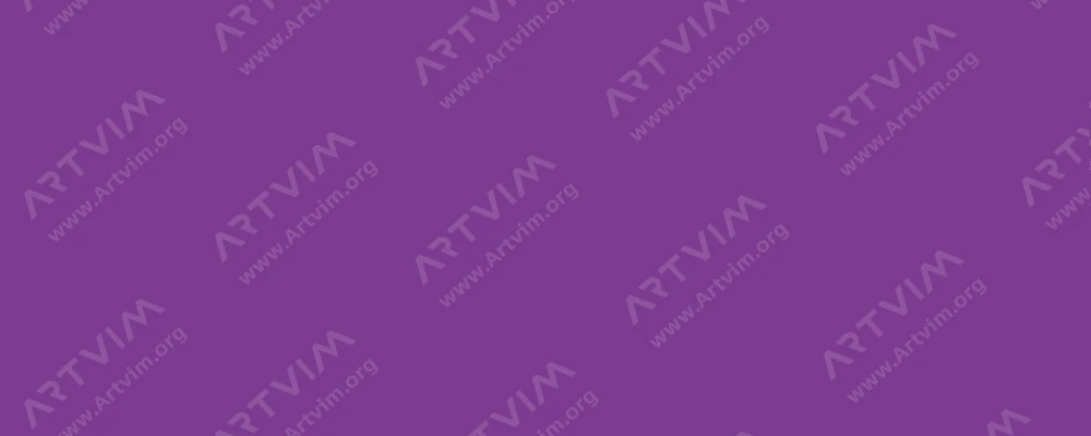 دالر رونی : رنگ روغن حلال در آب جورجین : Cobalt Violet Hue