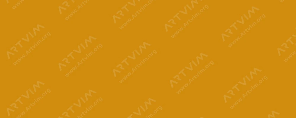 دالر رونی : رنگ روغن حلال در آب جورجین : Yellow Ochre
