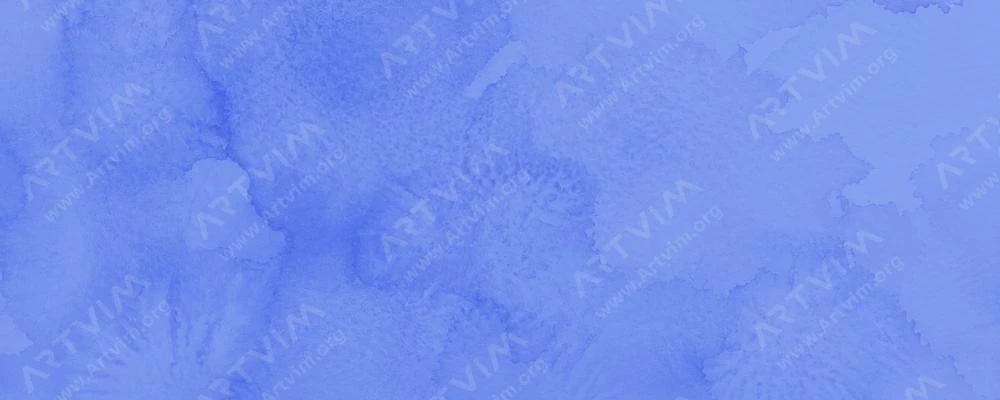 روسا : آبرنگ آرتیست : Cobalt Blue